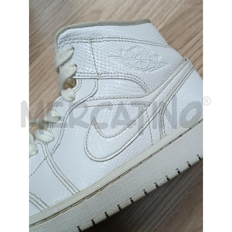 SNEAKERS DONNA NIKE AIR JORDAN BIANCHE RETTILE  | Mercatino dell'Usato Torino tenivelli 3
