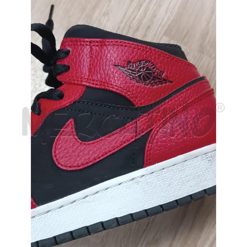 SNEAKERS DONNA NIKE AIR ROSSO NERO  | Mercatino dell'Usato Torino tenivelli 3