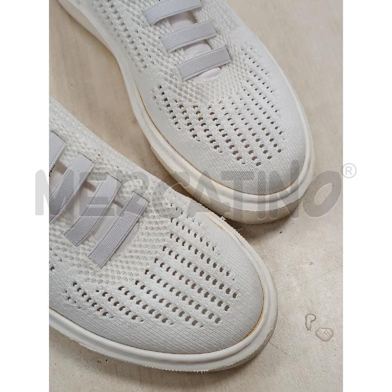 SNEAKERS DONNA PEDRO MIRALLES BIANCO TESSUTO TRAFORATO  | Mercatino dell'Usato Torino tenivelli 2