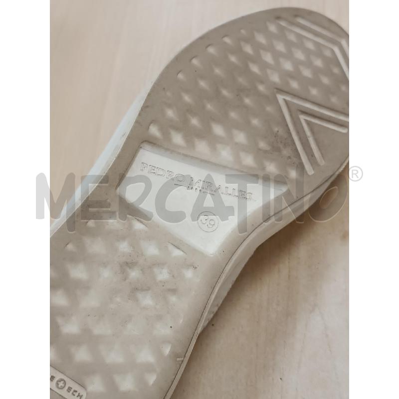 SNEAKERS DONNA PEDRO MIRALLES BIANCO TESSUTO TRAFORATO  | Mercatino dell'Usato Torino tenivelli 5
