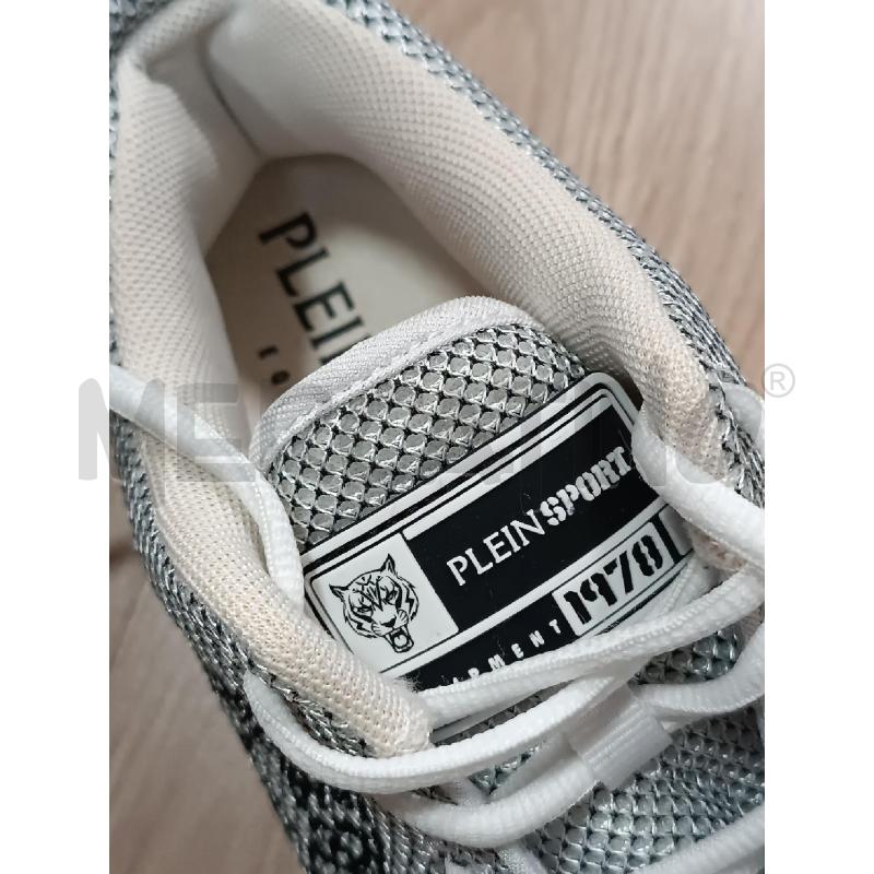 SNEAKERS DONNA PLEIN SPORT BIANCHE GRIGIE  | Mercatino dell'Usato Torino tenivelli 5