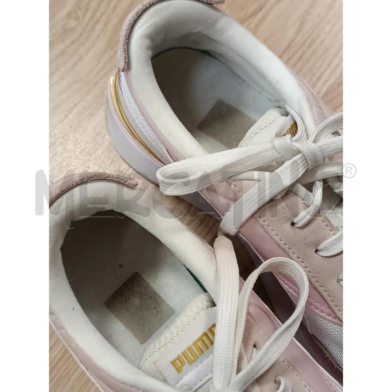 SNEAKERS DONNA PUMA BIANCHE E ROSA A ZEPPA  | Mercatino dell'Usato Torino tenivelli 4
