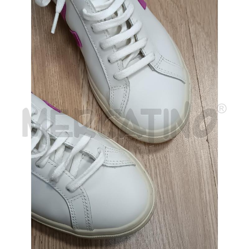 SNEAKERS DONNA VEJA BIANCHE DETTAGLI ROSA  | Mercatino dell'Usato Torino tenivelli 3