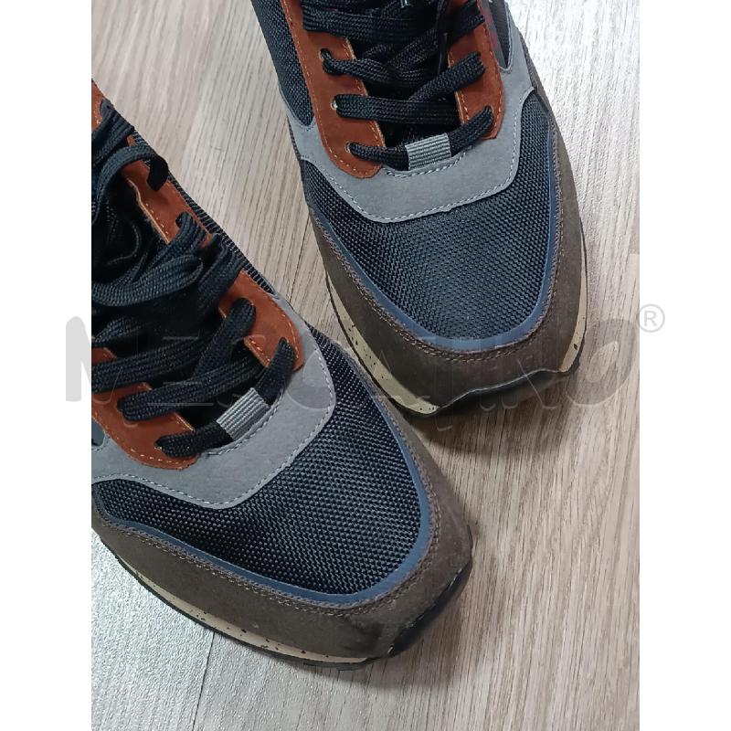 SNEAKERS UOMO AERONAUTICA MILITARE MARRONE VERDONE BLU  | Mercatino dell'Usato Torino tenivelli 3