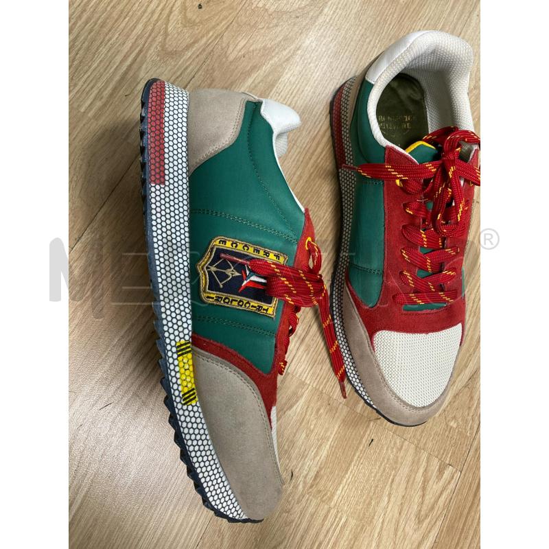SNEAKERS UOMO AERONAUTICA MILITARE VERDI ROSSI SCAMOSCIATO TORTORA | Mercatino dell'Usato Torino tenivelli 2