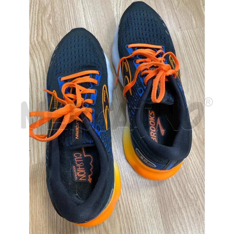 SNEAKERS UOMO BROOKS NERE ARANCIONE | Mercatino dell'Usato Torino tenivelli 5