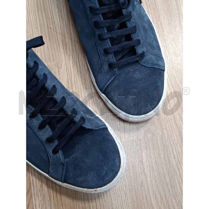 SNEAKERS UOMO EMPORIO ARMANI SCAMOSCIATO BLU | Mercatino dell'Usato Torino tenivelli 3