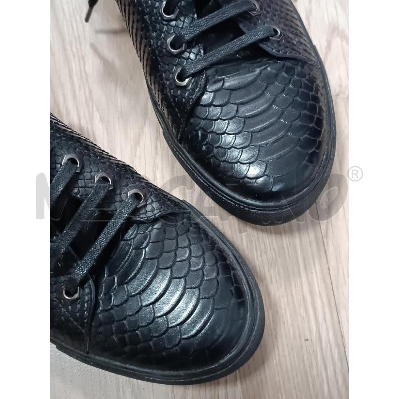 SNEAKERS UOMO NERE PHILIPP PLEIN EFFETTO RETTILE  | Mercatino dell'Usato Torino tenivelli 2