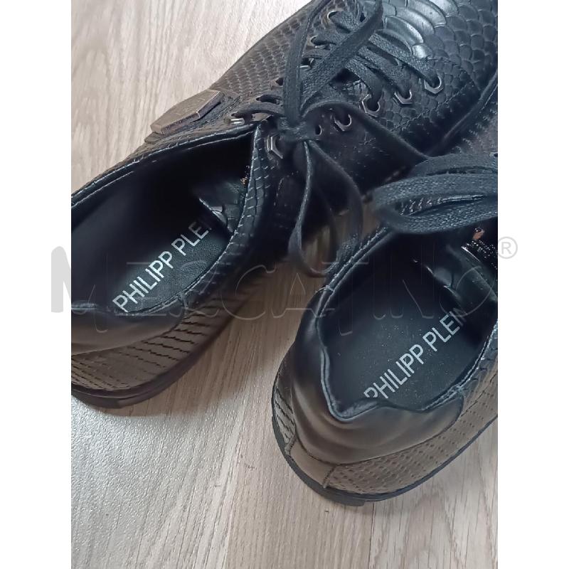 SNEAKERS UOMO NERE PHILIPP PLEIN EFFETTO RETTILE  | Mercatino dell'Usato Torino tenivelli 4