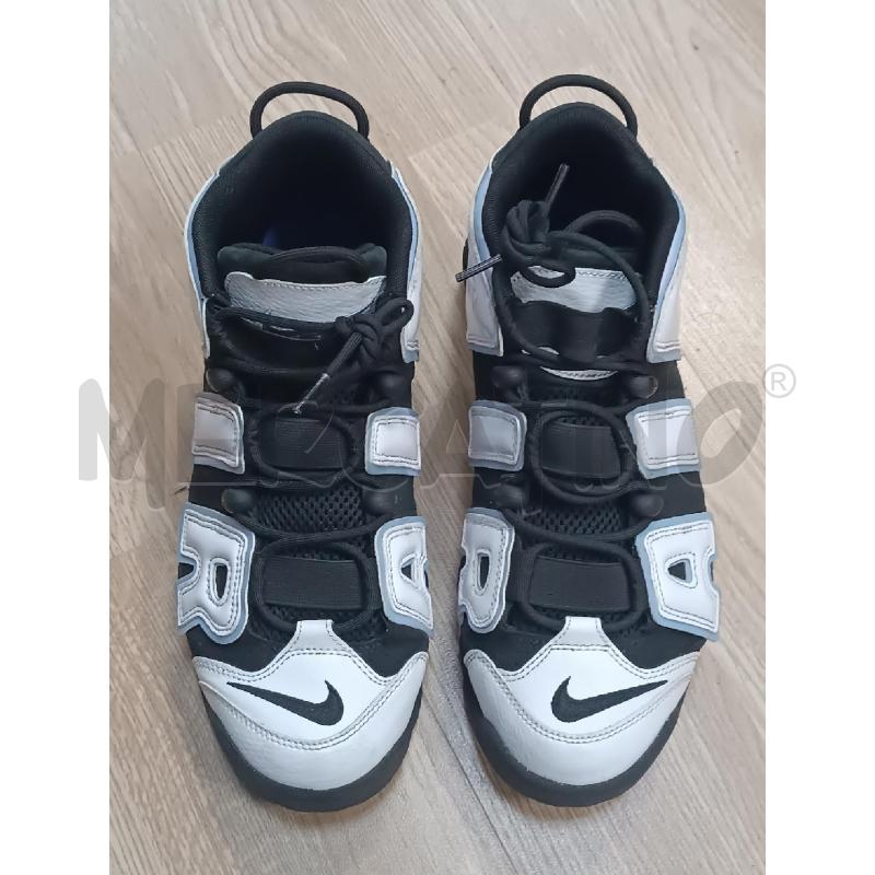SNEAKERS UOMO NIKE AIR UPTEMPO BIANCHE NERE  | Mercatino dell'Usato Torino tenivelli 1