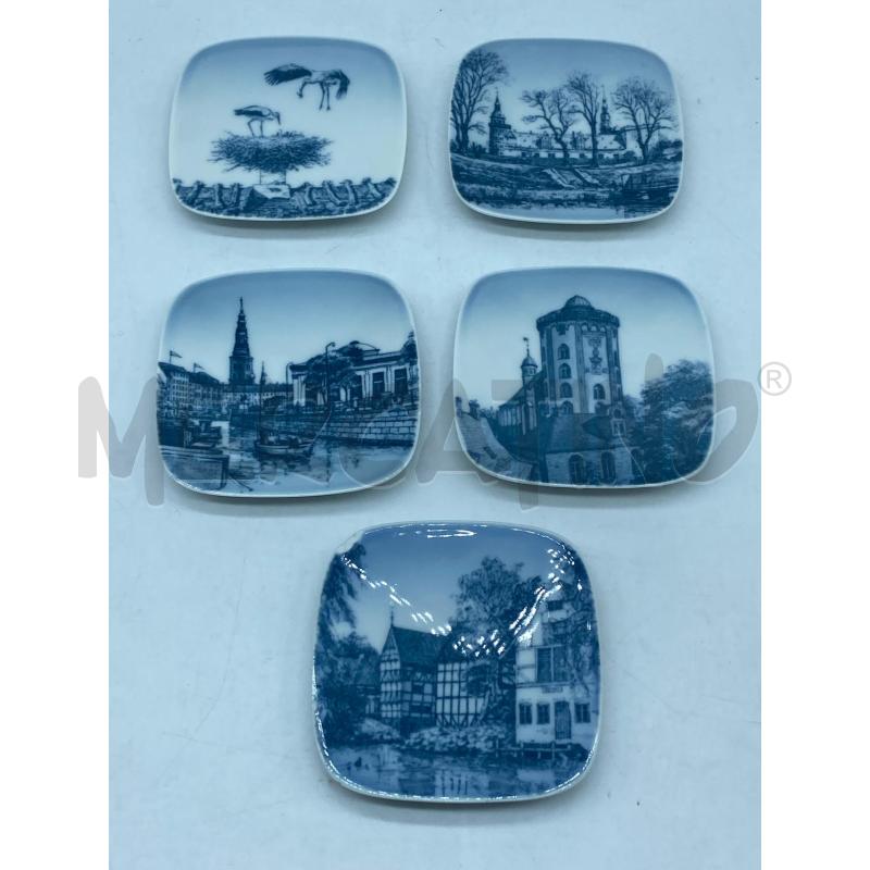 SOPRAMMOBILE PIATTINI MIGNON 5PZ B&G DENMARK | Mercatino dell'Usato Torino tenivelli 1