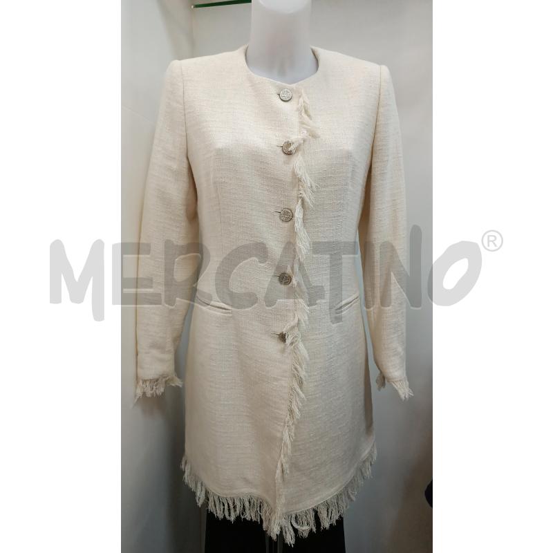 SPOLVERINO DONNA 0205 MADE ITALY BIANCO BRD FRANGE | Mercatino dell'Usato Torino tenivelli 1