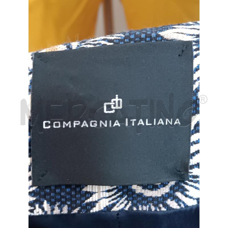 SPOLVERINO DONNA COMPAGNIA ITALIANA BLU FLOREALE BEIGE  | Mercatino dell'Usato Torino tenivelli 5