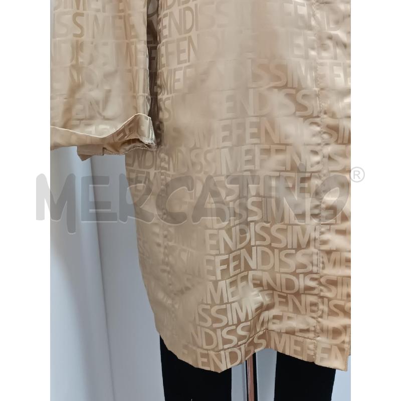 SPOLVERINO DONNA FENDISSIME BEIGE MARRONE  | Mercatino dell'Usato Torino tenivelli 3