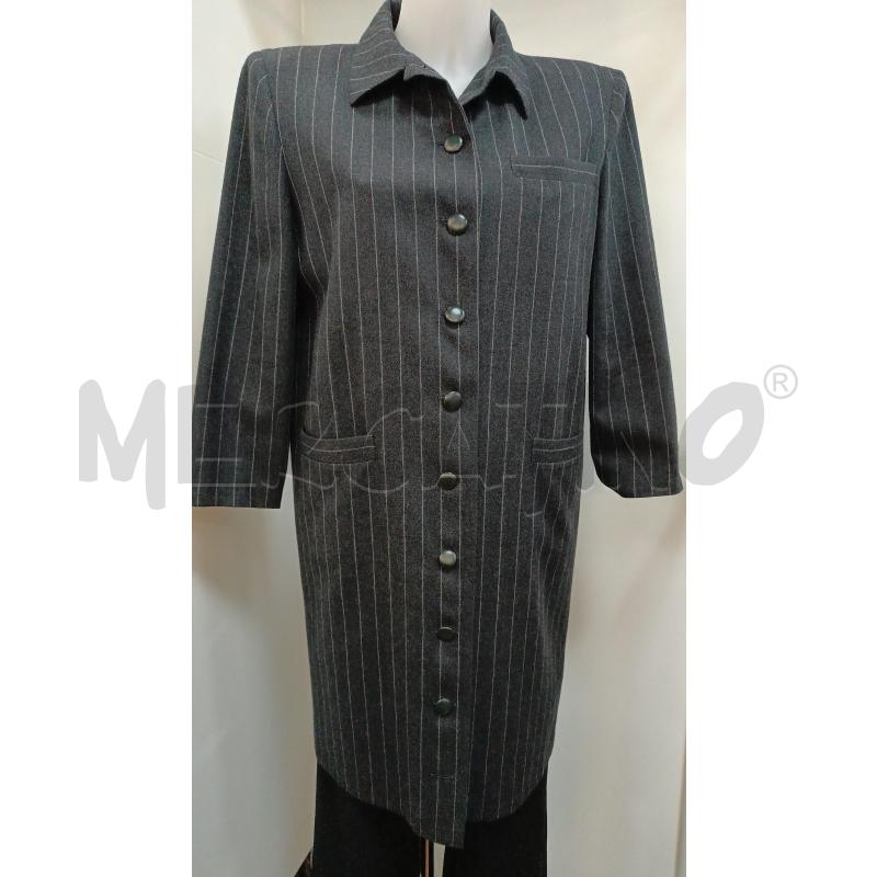 SPOLVERINO DONNA L PUCCI GRIGIO GESSATO BOTTONI NERI  | Mercatino dell'Usato Torino tenivelli 1