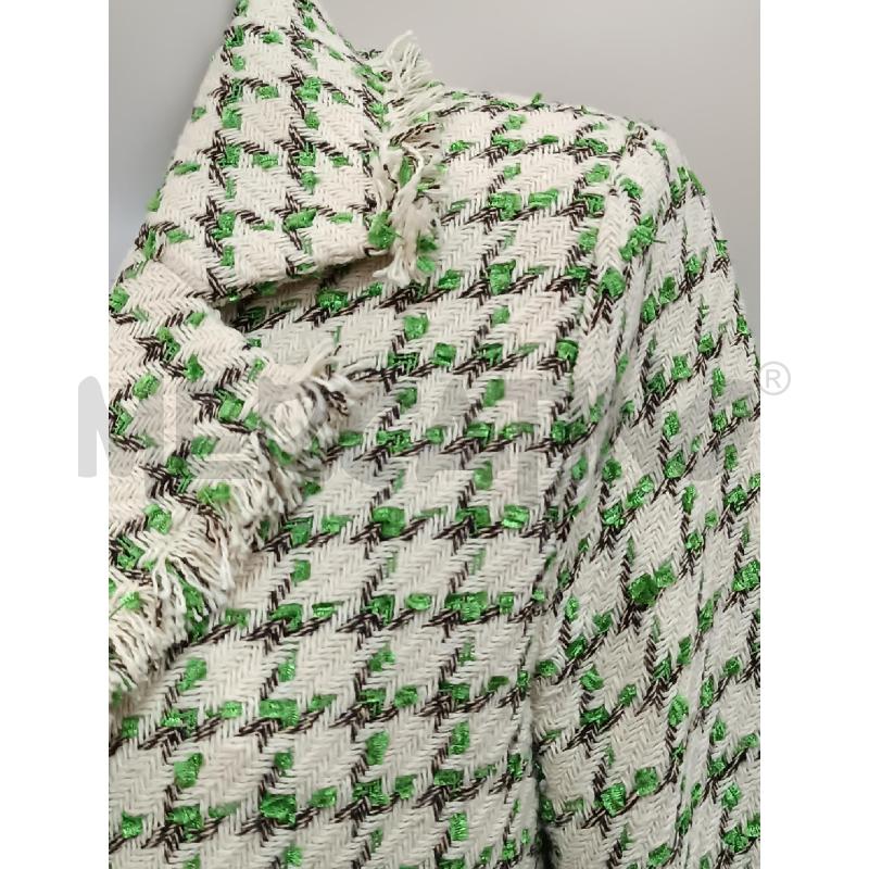 SPOLVERINO DONNA MIMI MUA BEIGE FILO NERO E VERDE  | Mercatino dell'Usato Torino tenivelli 2