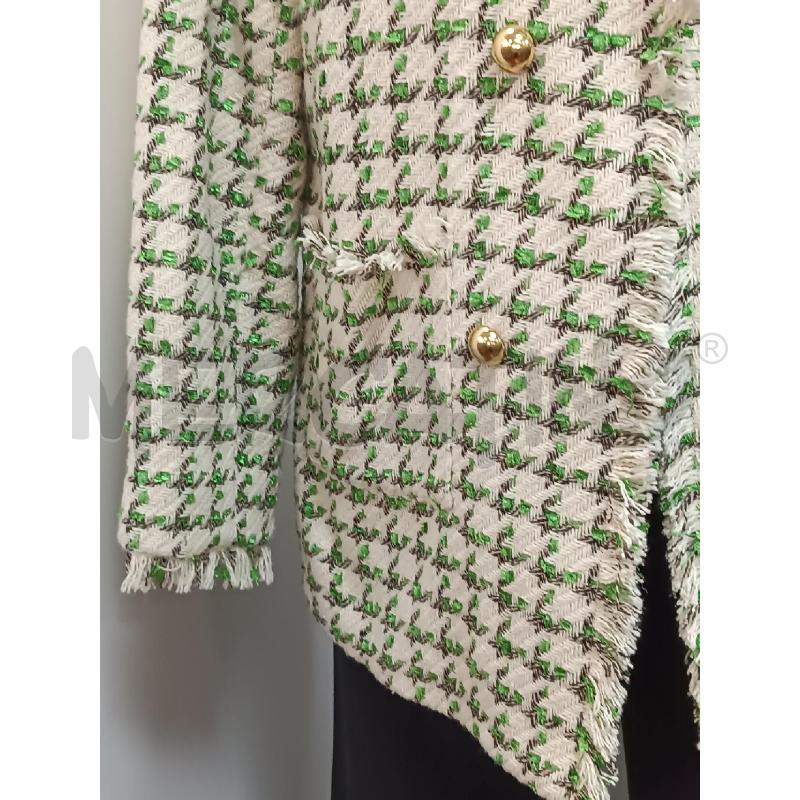 SPOLVERINO DONNA MIMI MUA BEIGE FILO NERO E VERDE  | Mercatino dell'Usato Torino tenivelli 3