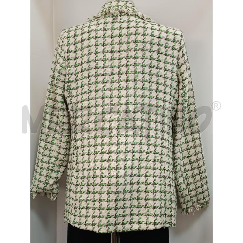 SPOLVERINO DONNA MIMI MUA BEIGE FILO NERO E VERDE  | Mercatino dell'Usato Torino tenivelli 4