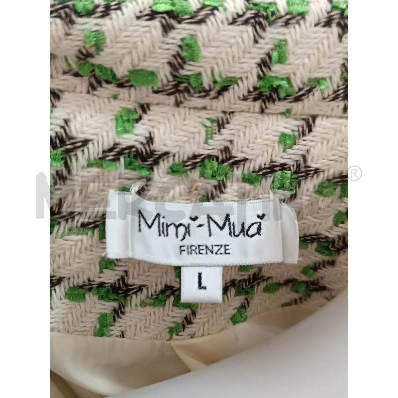 SPOLVERINO DONNA MIMI MUA BEIGE FILO NERO E VERDE  | Mercatino dell'Usato Torino tenivelli 5