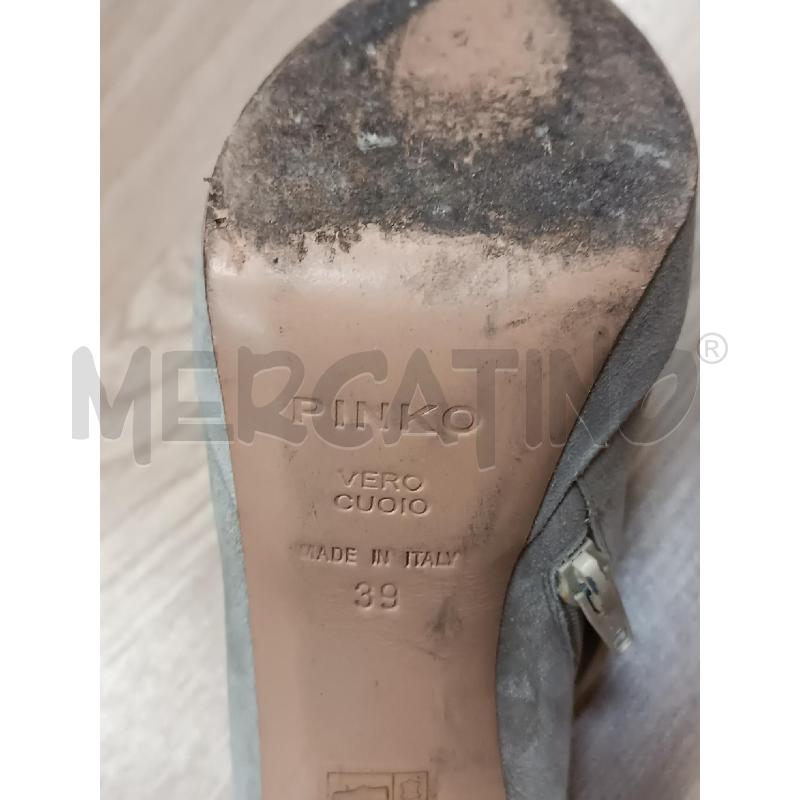 STIVALETTI DONNA * PINKO SCAMOSCIATO BEIGE BORCHIE TACCHI 13CM  | Mercatino dell'Usato Torino tenivelli 4
