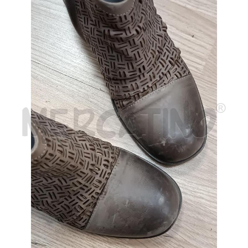 STIVALETTI DONNA IXOX PELLE MARRONE LAVORATA | Mercatino dell'Usato Torino tenivelli 3