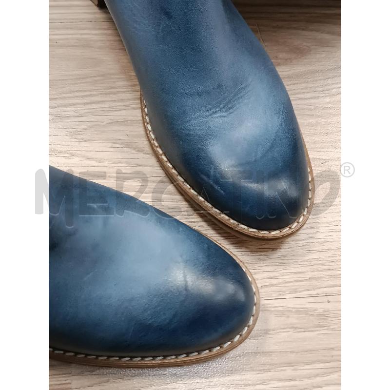 STIVALI DONNA MADE IN ITALY BLU TRAFORATI  | Mercatino dell'Usato Torino tenivelli 3