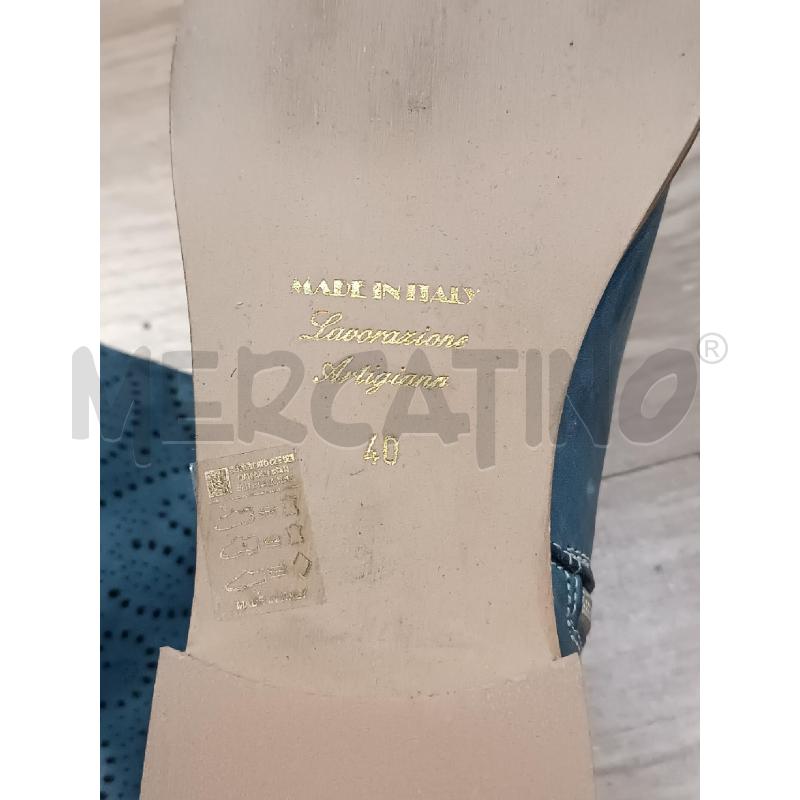 STIVALI DONNA MADE IN ITALY BLU TRAFORATI  | Mercatino dell'Usato Torino tenivelli 4