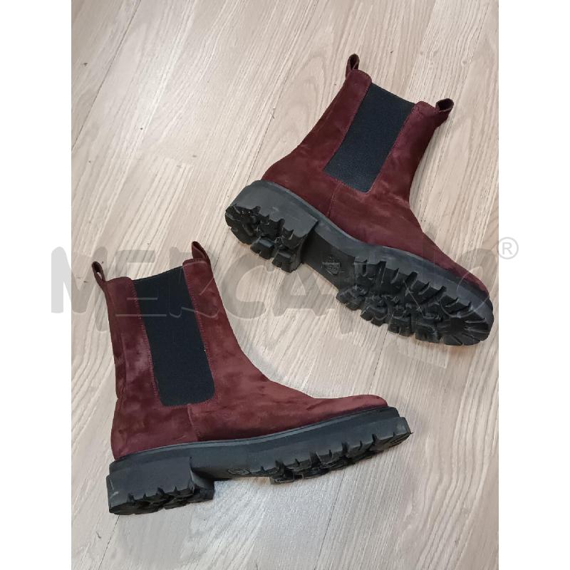 STIVALI DONNA SCAMOSCIATO BORDEAUX KENNEL SCHMENGER | Mercatino dell'Usato Torino tenivelli 1