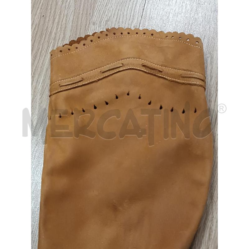 STIVALI DONNA VERO CUOIO PELLE MARRONE TRAFORATO  | Mercatino dell'Usato Torino tenivelli 3