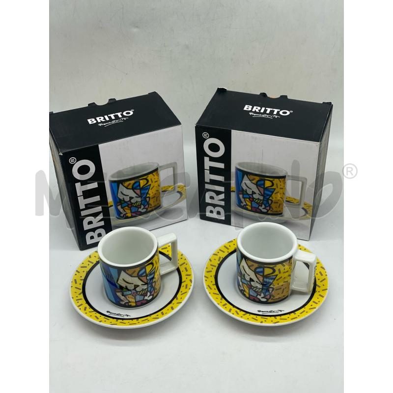 TAZZINE DA CAFFE X 2 BRITTO  | Mercatino dell'Usato Torino tenivelli 1