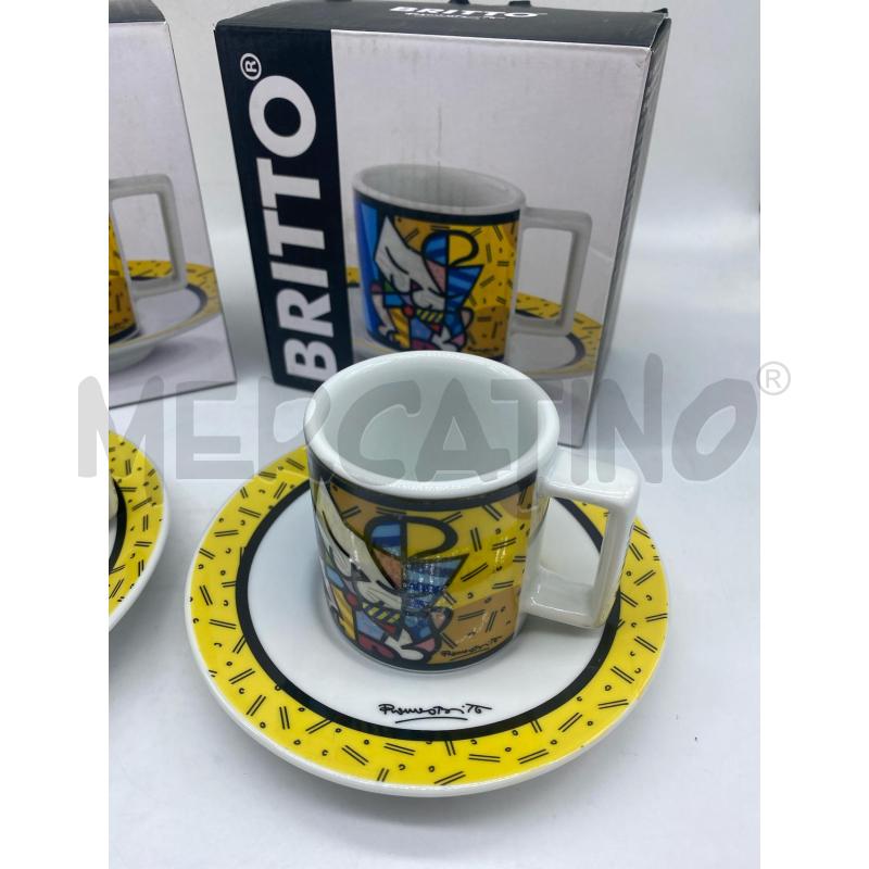TAZZINE DA CAFFE X 2 BRITTO  | Mercatino dell'Usato Torino tenivelli 3