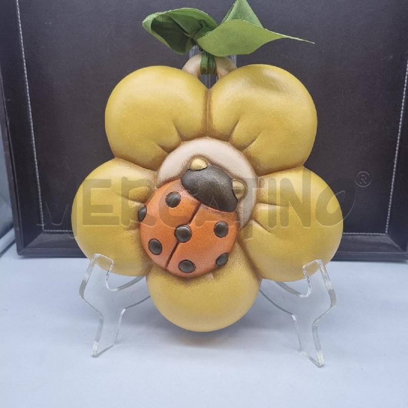 THUN FORMELLA FIORE GIALLO CON COCCINELLA | Mercatino dell'Usato Torino tenivelli 1