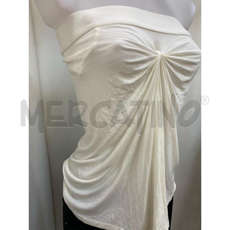 TOP ARMANI JEANS PANNA BRETELLE  | Mercatino dell'Usato Torino tenivelli 2