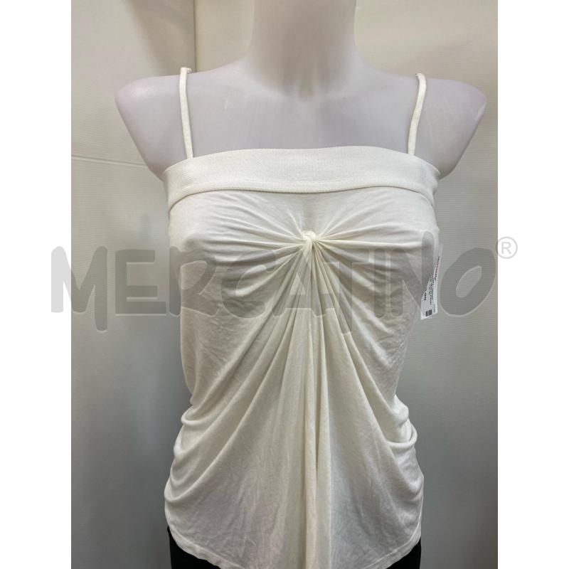 TOP ARMANI JEANS PANNA BRETELLE  | Mercatino dell'Usato Torino tenivelli 4