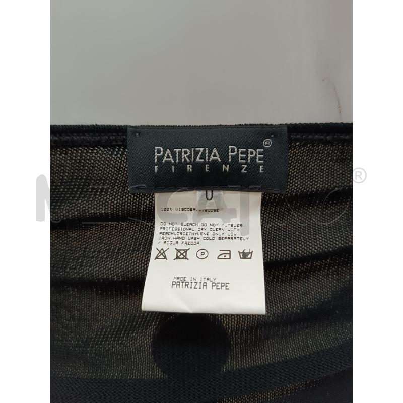TOP BRETELLE DI MAGLIA NERO PATRIZIA PEPE | Mercatino dell'Usato Torino tenivelli 5