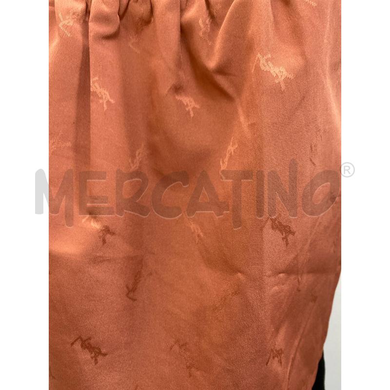 TOP BRETELLE MARRONE MATTONE LOGO STAMPA YSL | Mercatino dell'Usato Torino tenivelli 3