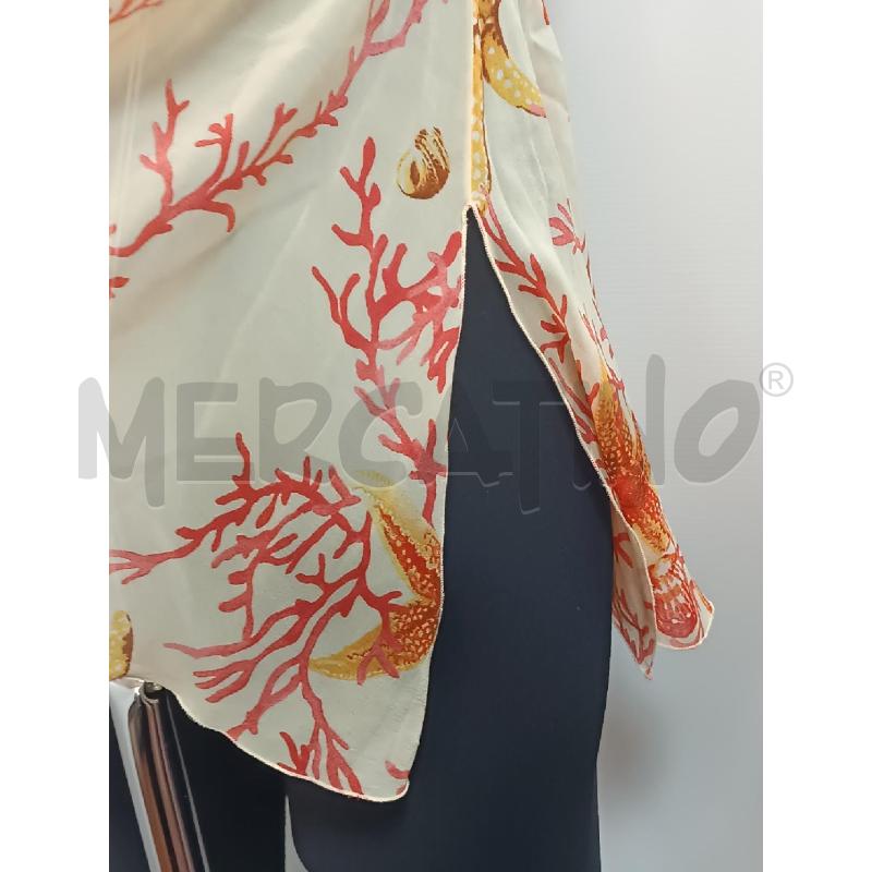 TOP MISS NAORI BEIGE FANTASIA CORALLI ROSSO  | Mercatino dell'Usato Torino tenivelli 4
