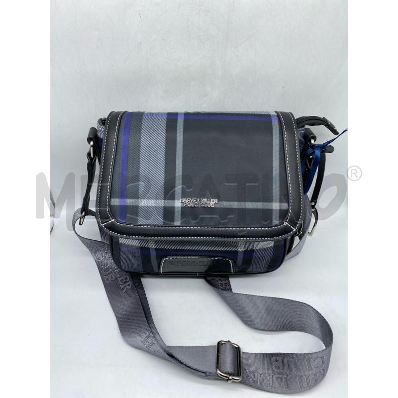 TRACOLLA DONNA HARLEY MILLER POLO CLUB NERA GRIGIA SCOZZESE | Mercatino dell'Usato Torino tenivelli 1