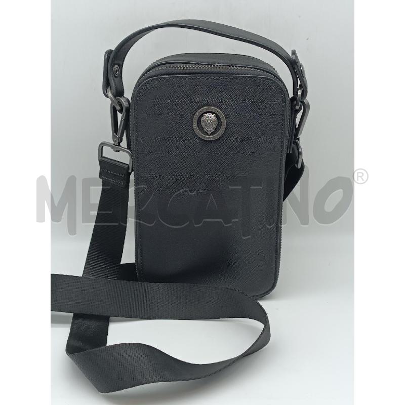 TRACOLLA UOMO GUESS ECOPELLE  NERA  | Mercatino dell'Usato Torino tenivelli 1