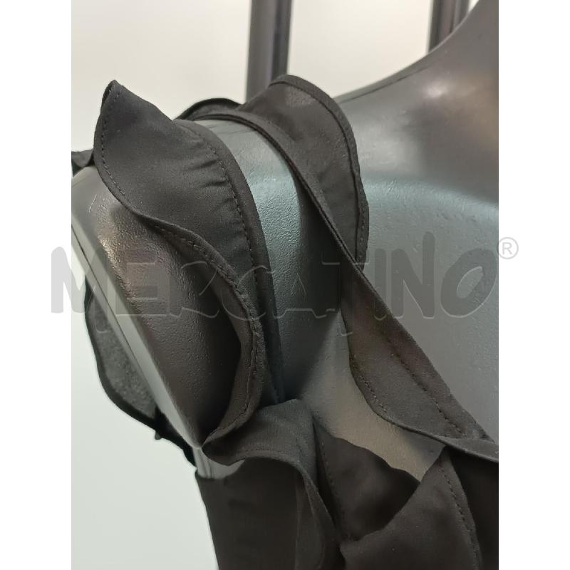 TUTA DONNA GUESS NERA A BRETELLE VOLLANT BOTTONI DORATI  | Mercatino dell'Usato Torino tenivelli 4