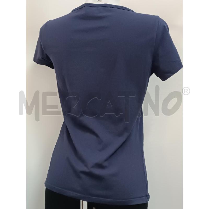 T SHIRT DONNA ARMANI JEANS BLU  | Mercatino dell'Usato Torino tenivelli 3