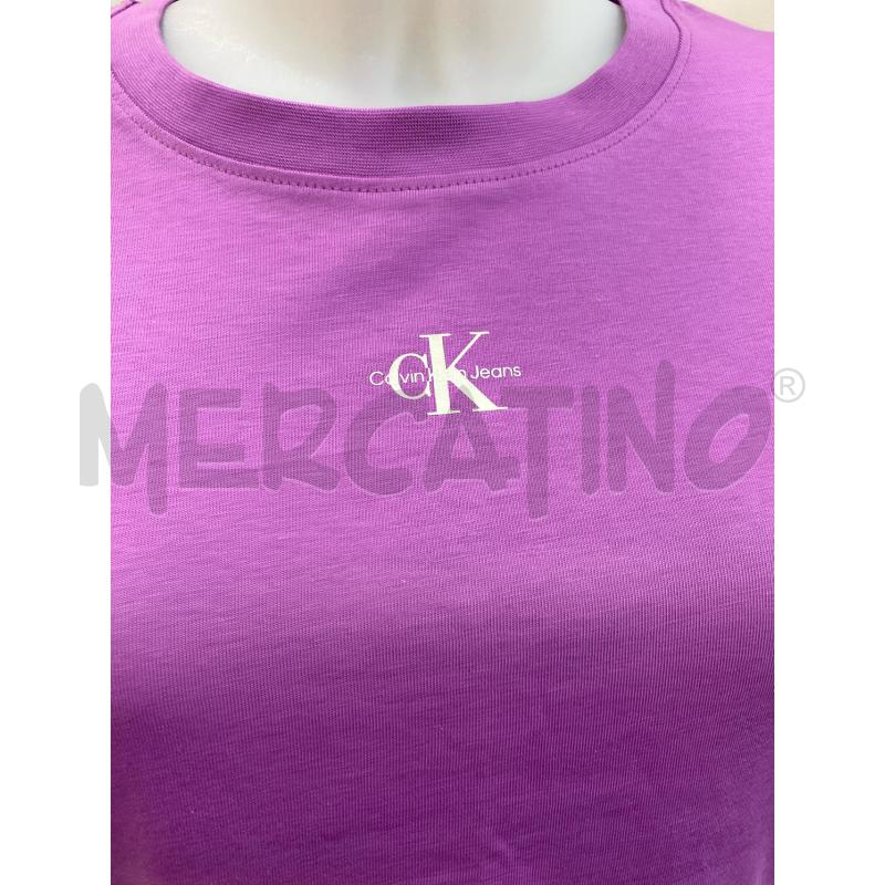 T SHIRT DONNA CALVIN KLEIN ROSA  | Mercatino dell'Usato Torino tenivelli 2