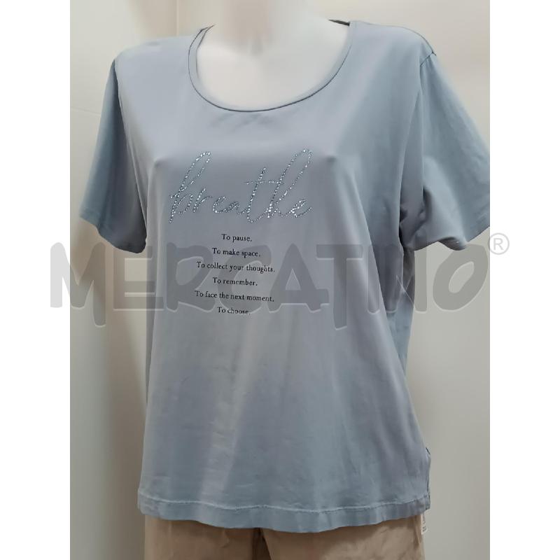 T SHIRT DONNA ELENA MIRO AZZURRA CARTA DA ZUCCHERO | Mercatino dell'Usato Torino tenivelli 1