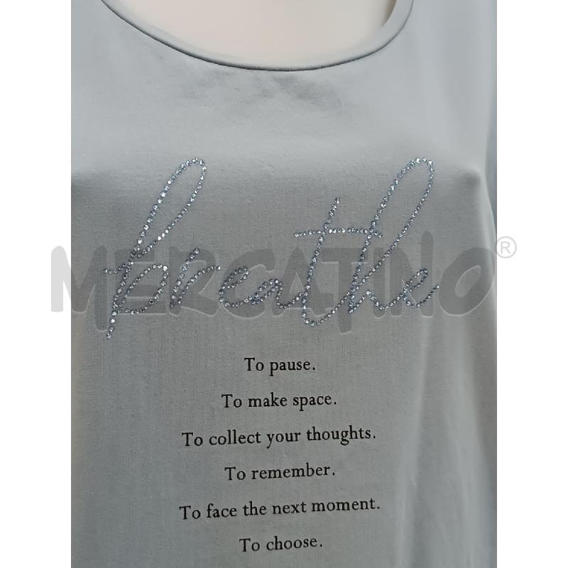 T SHIRT DONNA ELENA MIRO AZZURRA CARTA DA ZUCCHERO | Mercatino dell'Usato Torino tenivelli 2