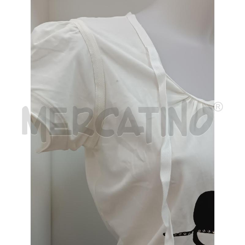 T SHIRT DONNA MAX CO BIANCA STAMPA GATTINI NERI  | Mercatino dell'Usato Torino tenivelli 3