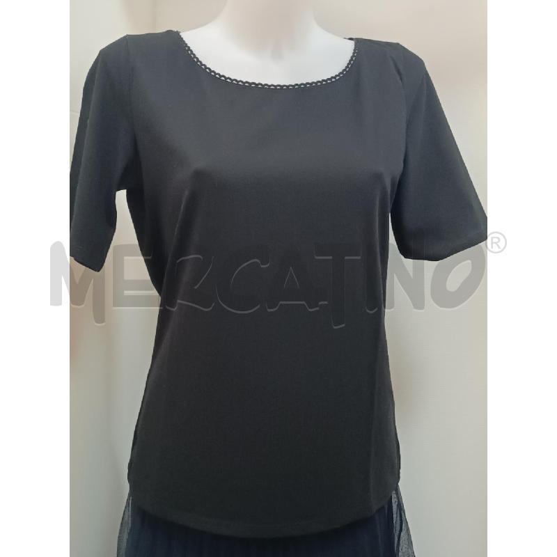 T SHIRT DONNA NERO DIANA GALLESI  | Mercatino dell'Usato Torino tenivelli 1