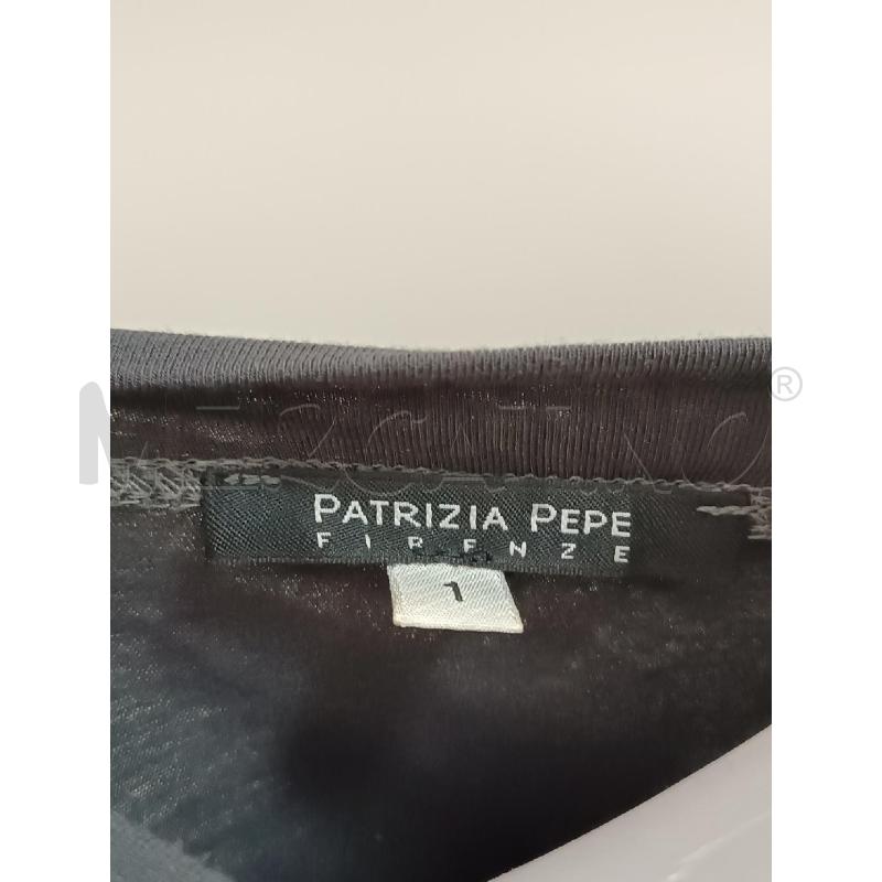 T SHIRT DONNA PATRIZIA PEPE GRIGIO | Mercatino dell'Usato Torino tenivelli 4