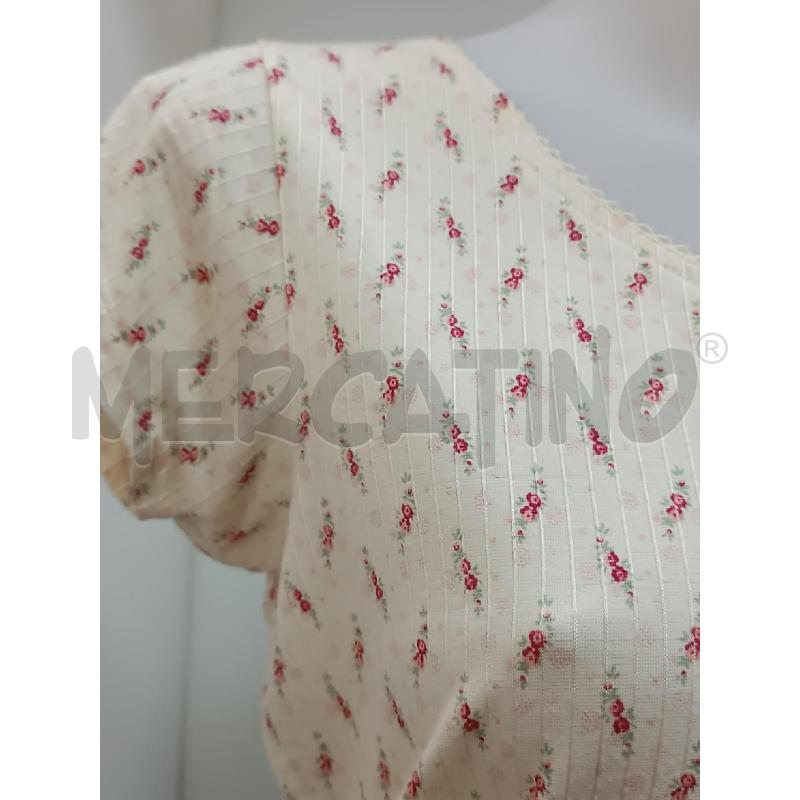 T SHIRT DONNA RALPH LAUREN BEIGE FIORELLINI ROSA | Mercatino dell'Usato Torino tenivelli 2