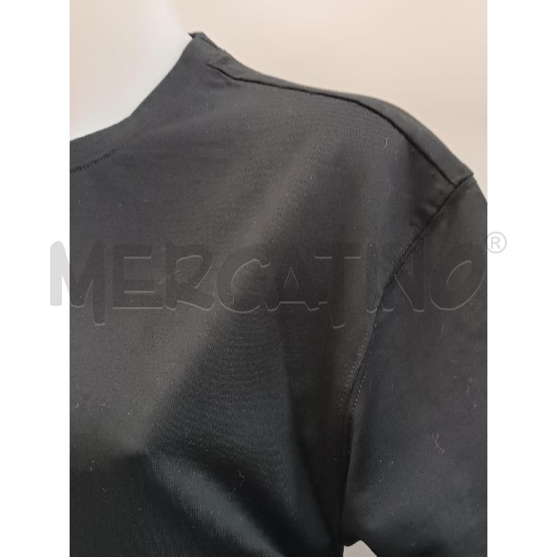 T SHIRT DONNA VICBEE NERA STRASS LATERALE  | Mercatino dell'Usato Torino tenivelli 3