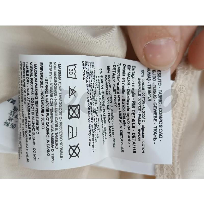T SHIRT UOMO EMPORIO ARMANI BEIGE SCRITTA NERA  | Mercatino dell'Usato Torino tenivelli 4